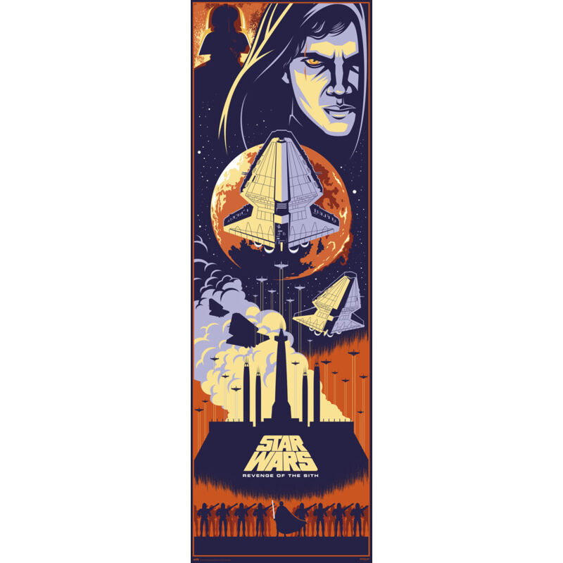 Déco Murale En Bois Star Wars – Fille Tirée Par Un AT-AT – Originale