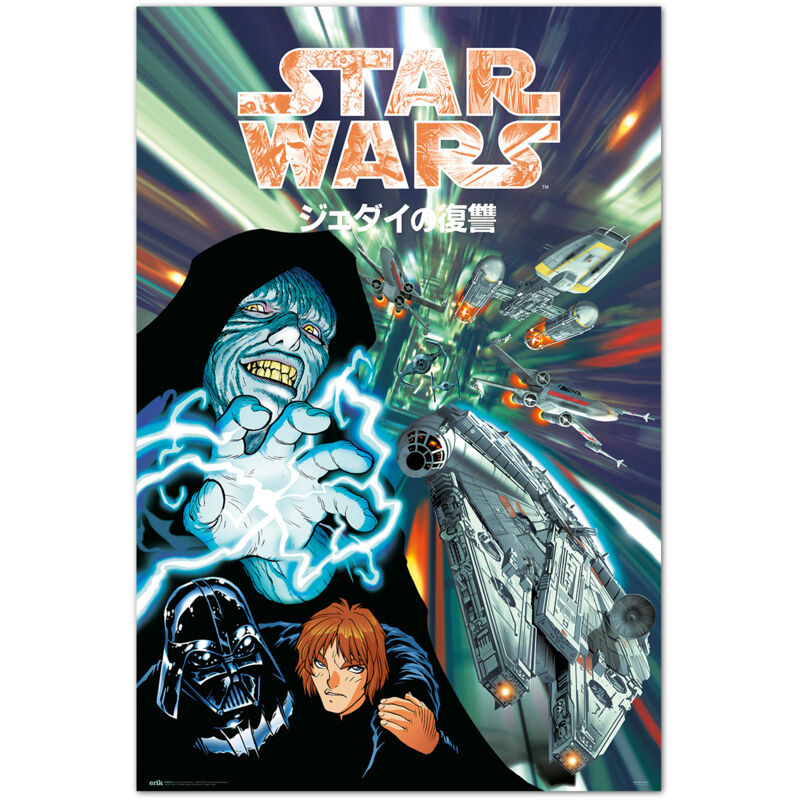 Poster Star Wars VII - Affiche De Film, Plusieurs Tailles Disponibles (40x50 Cm, 61x91,5 Cm, Etc.)