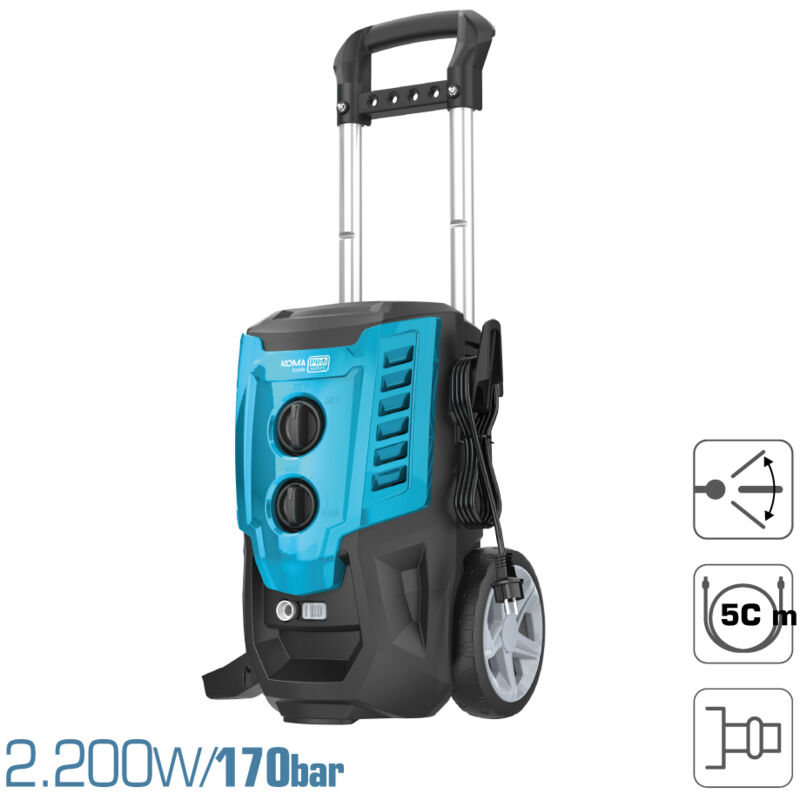 Nettoyeur Haute Pression 2 En 1 Hydro Jet - Buse Double, Portée 15m, Pour Voiture/Toiture