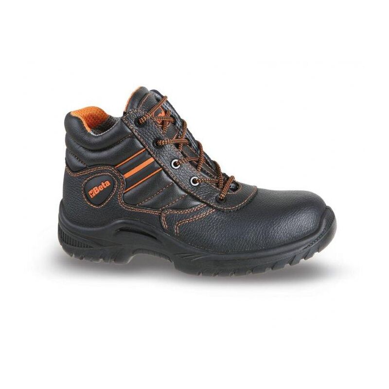 Beta 7201BKK, Bottes, noir (noir/orange), EU 43
