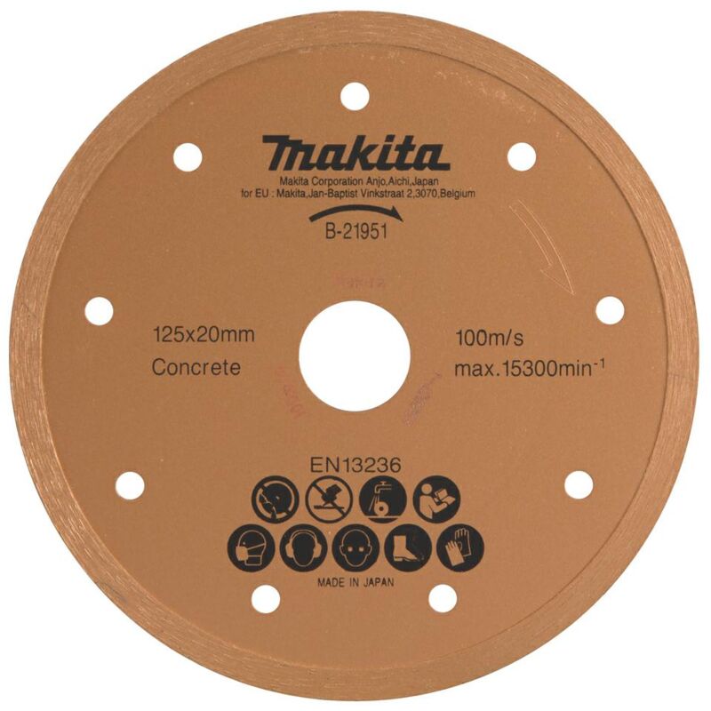 Makita B-21951 - Disque diamanté of 125mm bande continue