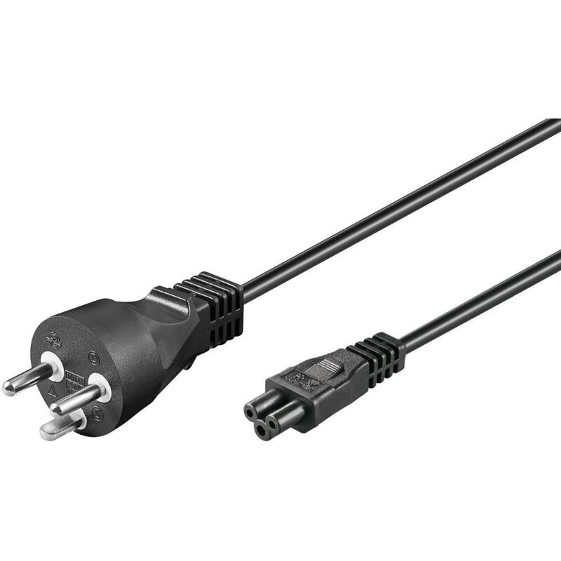 Adaptateur Câble C14 Vers C5 (Cloverleaf) 1 Mètre - Convertisseur Alimentation Pour Appareils électroniques, Ordinateurs