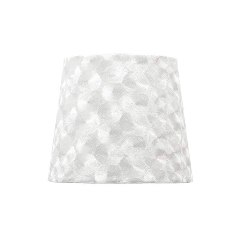 Abat-jour fatima e27 40dx20dx28htehtejido blanco nacar