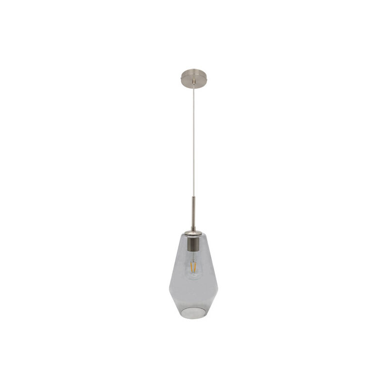 FABRILAMP Pinap Pendant 1xe27 Nickel/Smoke Regx17x17 Cm