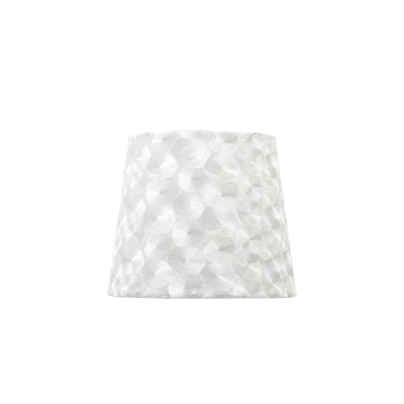 abat-jour fatima e27 20dx10dx16htehtejido blanco nacar