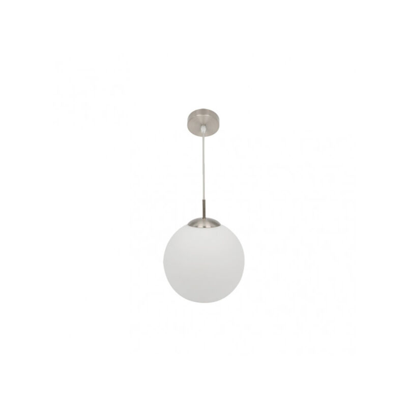 Pendentif Astro 1xe27 Blanc/nickel Regx25x25 Cm mark FABRILAMP