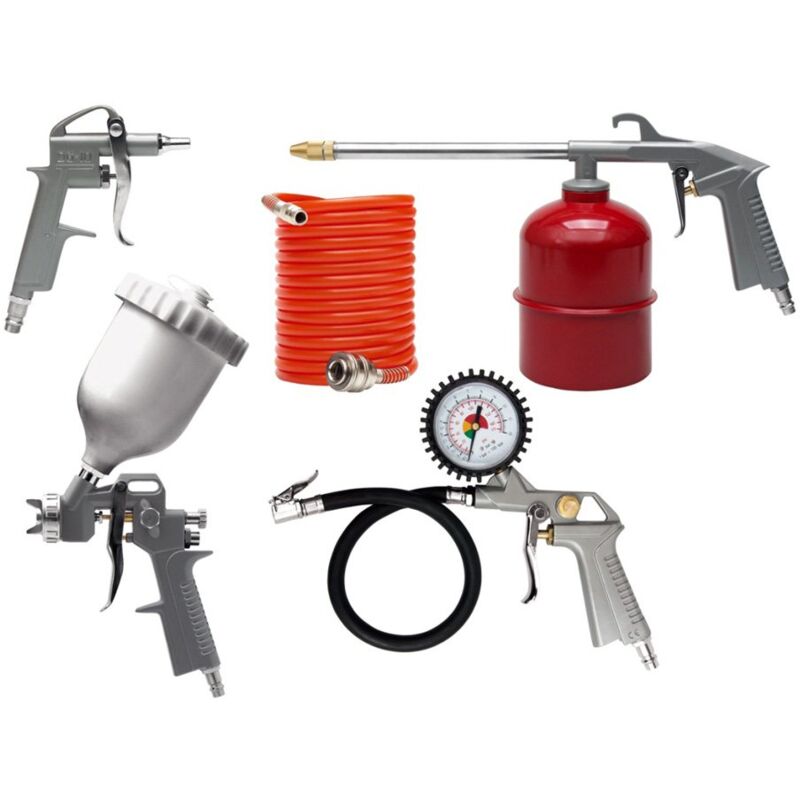 Kit Complet Outils Pneumatiques Husky 27 Pièces – Neuf Pour Compresseur Avec étui
