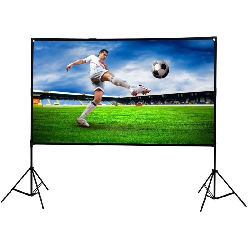 Folding Metal Anti-Light HD Projection Curtain, Size: 84 inch 16:9 186x105cm