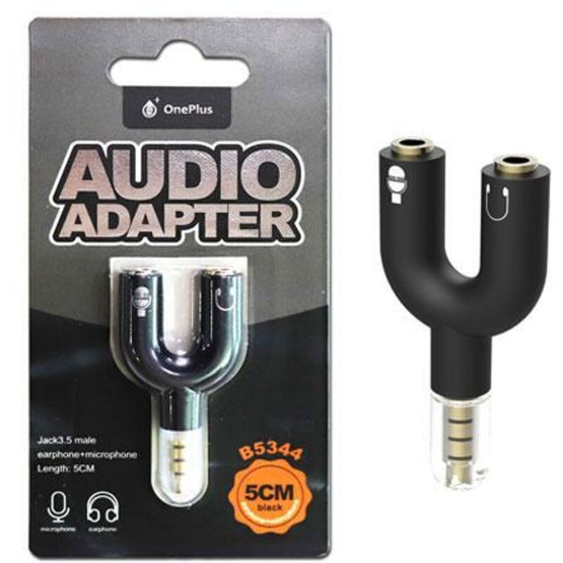LIHAO Splitter Audio Jack Double Jack 3.5mm Mâle vers 2 Femelle Câble