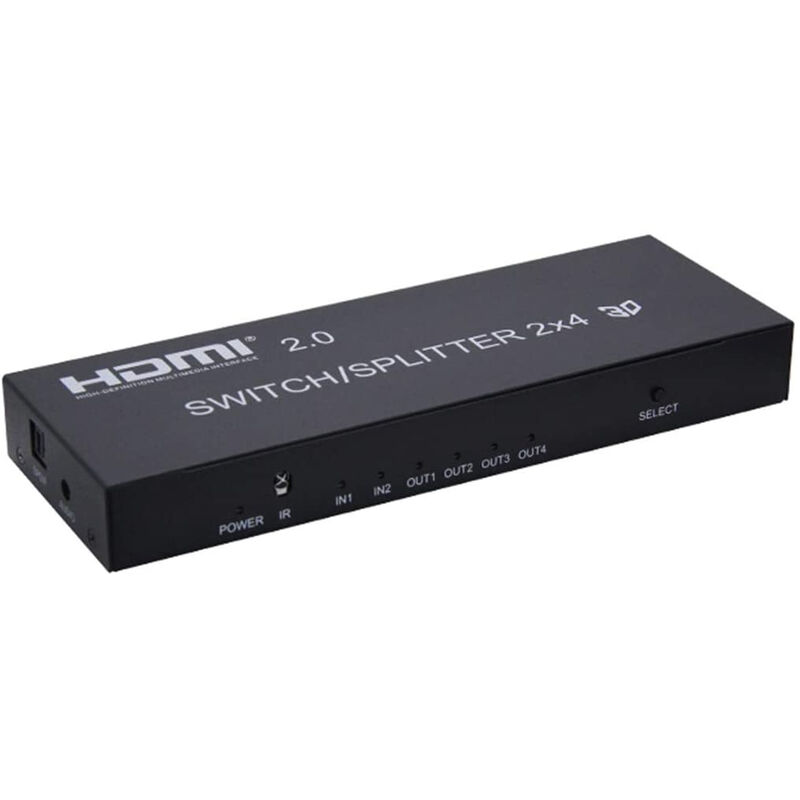 Multiplicateur et Répartiteur HDMI de 8 ports Extension sur un câble  Ethernet Cat.5e 50 m avec IR
