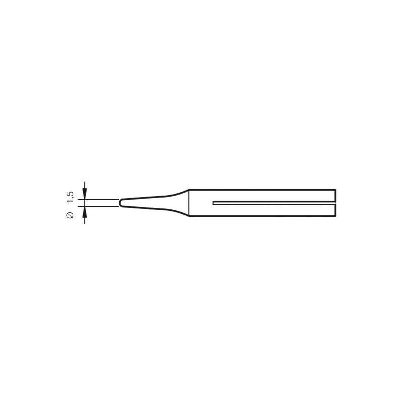 Pointe à dessouder 31HT 2,7mm pour DST JBC 0321200