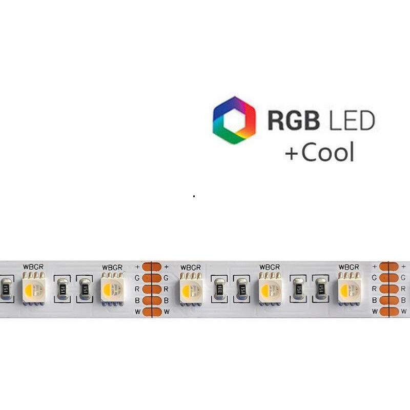 Bande LED 96W RGB+WW 4 en 1 24V IP68 SMD5050 5M