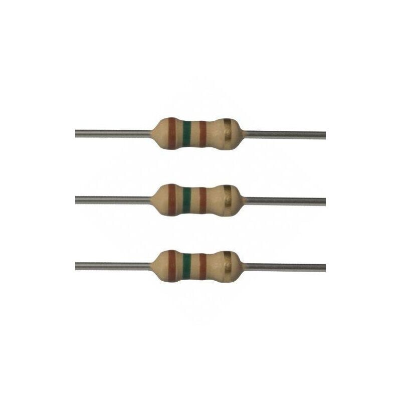 Résistance Carbone 820K Ohms 1W +/5% (10 Piéces