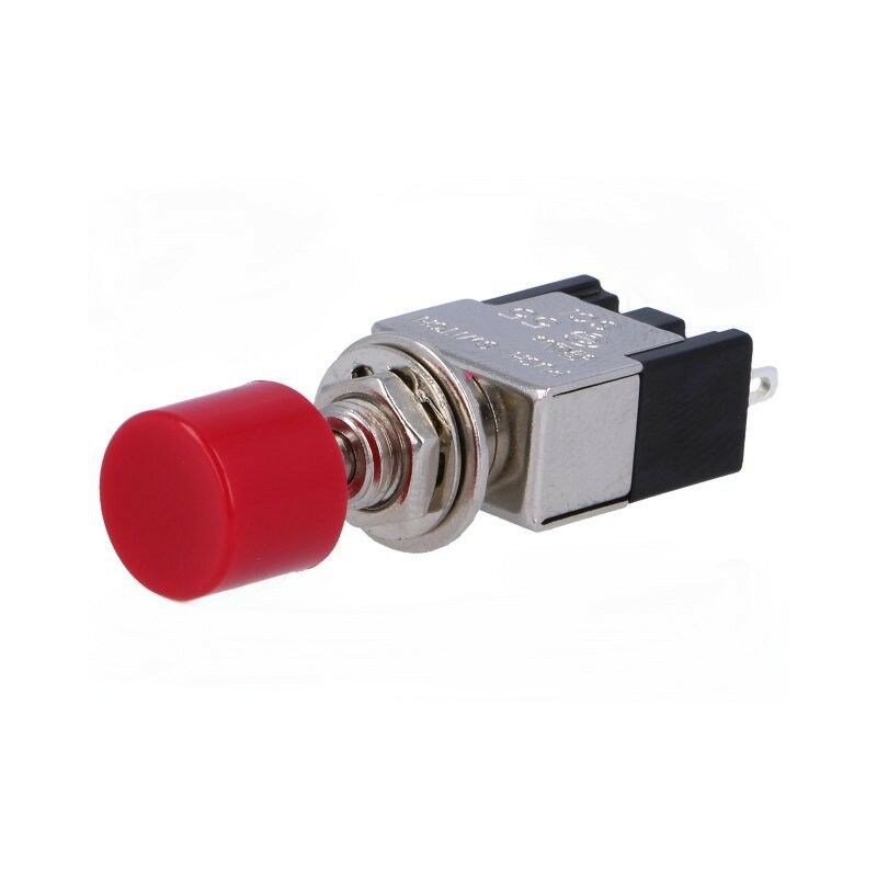 Bouton de Démarrage de Commutateur, Interrupteur à Bouton-Poussoir de 0,9  Po, Mini Circuit Ontrol DIY pour Voiture Accessoire Industrielle Rouge 