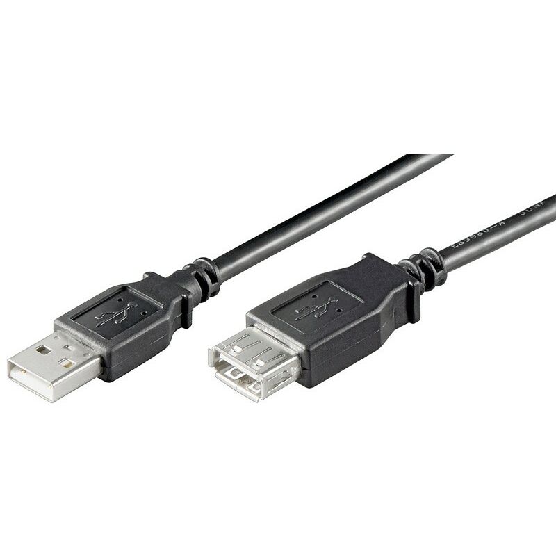 Rallonge 50 cm Connecteur USB A 2.0 avec Façade