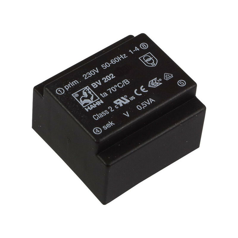 Transformateur 1,5VA 10V 230VAC - Pour Montage Sur PCB - Réf. 6949 TNE - Garantie Et EAN Fournis