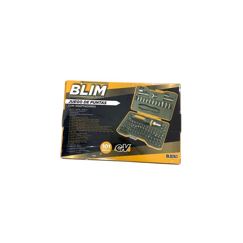 Blim Jeu d'embouts 101pcs avec adaptateurs