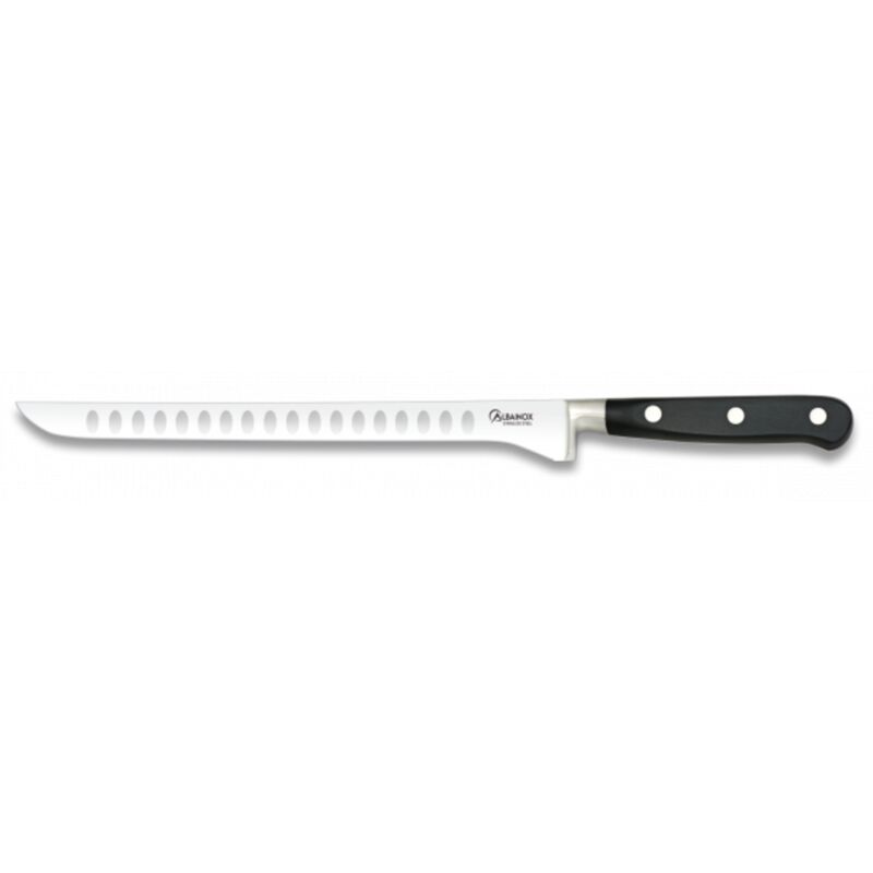 Couteau à jambon alvéolé - Lame inox - 25 cm