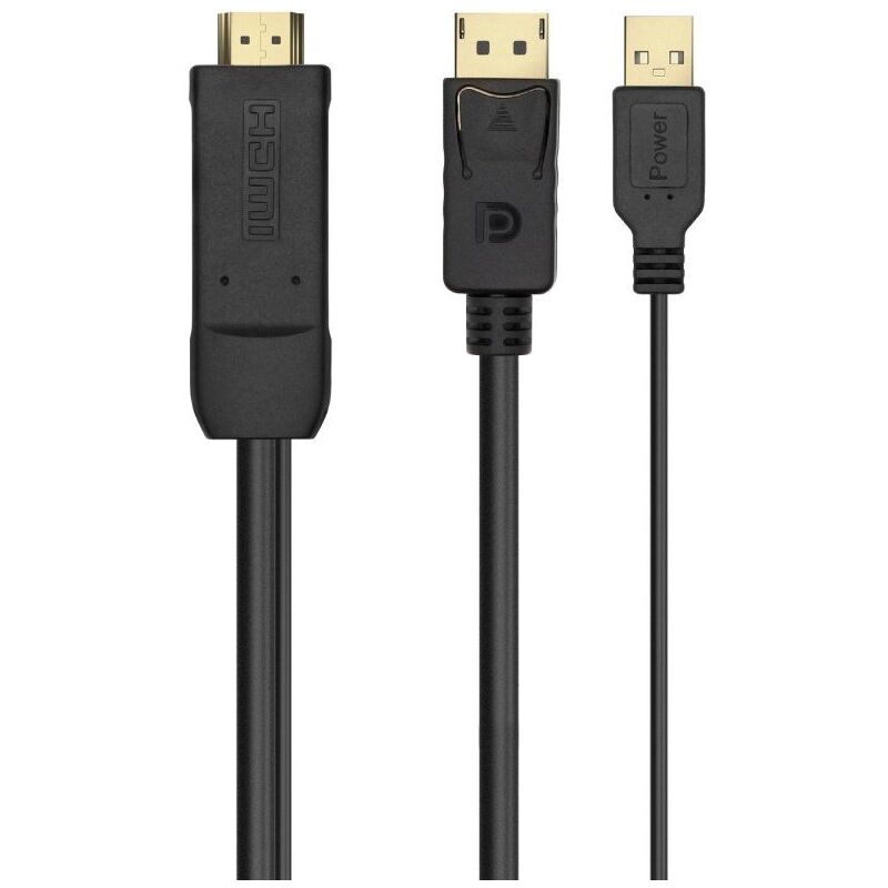 Aisens Câble DVI vers HDMI Mâle/Mâle 1.8m Noir