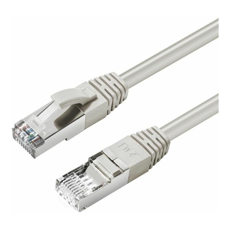 Câbles réseau INTELLINET Cable RJ45 cat 6 2m gris