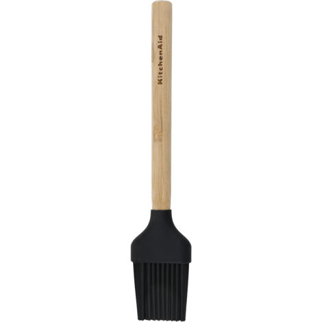 Pinceau Cuisine BAMBUA Silicone - Bambou 20cm | Résistant 200°C Sans BPA