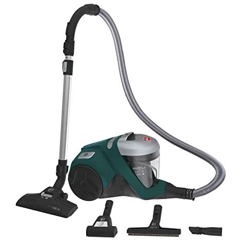 Hoover HE710HM Aspirateur Traineau Avec Sac,Puissance Aspiration 850W, Variateur De Vitesse, Grande Capacité 5L, Ultra Silencieux, Rayon D'action 11m,Vidage Facile + Brosse Spécial Parquets