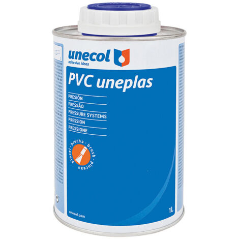 Pvc uneplas, 1l boîte métallique avec brosse a2040 unecol (1/2)