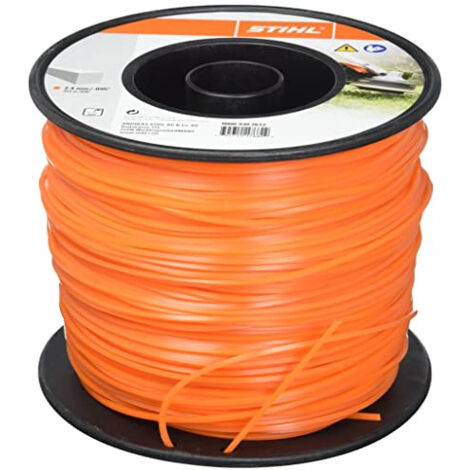Stihl – Fil de coupe carré 253m – Nylon résistant 2,4mm – Coupe précise pour herbes denses – Résistance à l'usure - 00009302612