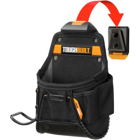 Poche à outils de chantier TBCT24 – Boucle pour marteau résistante – Construction robuste 6 couches – ClipTech™ Hub™ pour attache rapide – Toughbuilt - TB-CT-24-BEA