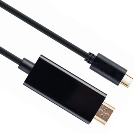 Gembird adaptateur a-cm-hdmim-01 usb-c male to hdmi-male, 4k 30hz, 2m, noir (1/4)