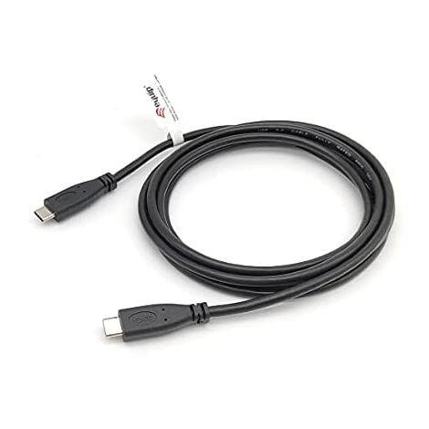 Câble 2.0 usb-c mâle usb-c mâle 2m transfert 480mbps couleur noir (1/2)