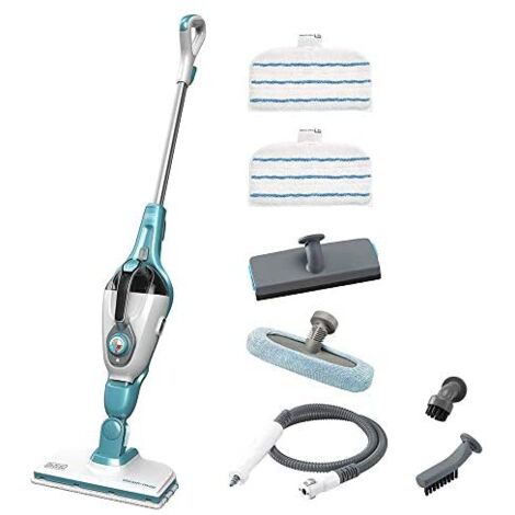 Black &amp Decker Black + Decker FSMH1321-QS Balai vapeur avec Nettoyeur à main 1300 W