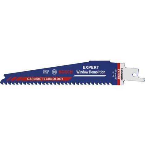 Lame de scie sabre Expert S 956 DHM Pack a 10 unités Bosch