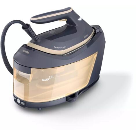 Philips – Centrale vapeur 2400W – Pression 8 bars – Débit vapeur 130 g/min – Fonction pressing 600 g/min – SteamGlide Advanced - PSG6066