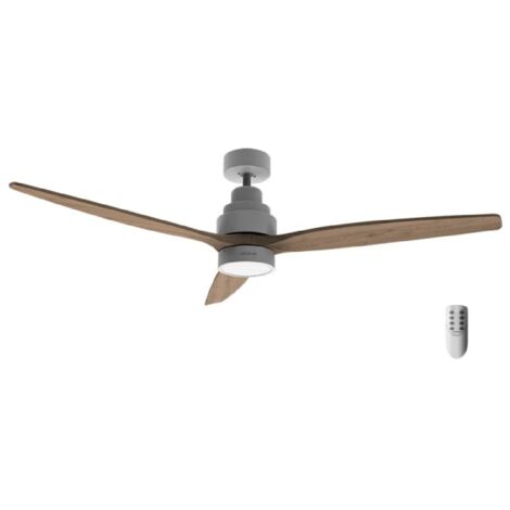 Cecotec – Ventilateur de plafond 52" – 3 lames aérodynamiques – Moteur DC silencieux 30W – 6 vitesses – Lumière LED 22W – Fonction été/hiver