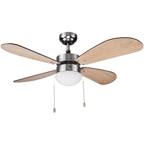 Haeger Cozy Fan Acier inoxydable, bois (1/2)