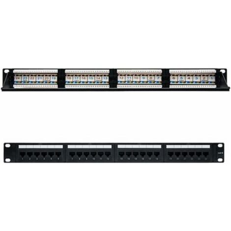 Cat6 Patch Panel 24p 19" Utp Nanocable 10.21.3124 (1/3)