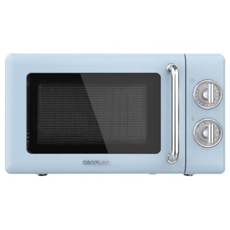 Cecotec – Micro-ondes mécanique 20 L – 700 W – 6 niveaux de puissance – Minuterie 30 min – Fonction grill – Éclairage intérieur