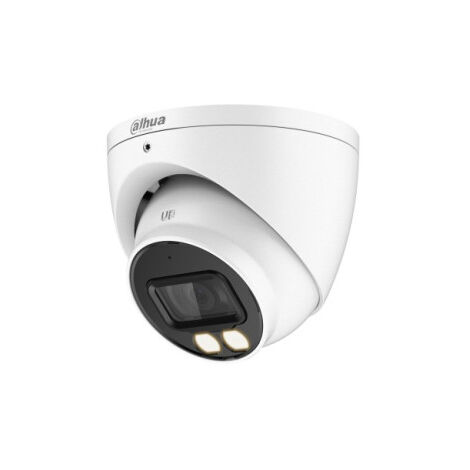 (dh-hac-hdw1200tp-il-a) dahua hybrid camera turret lite smart dual light 2mp ir 40m with audio 2.8mm