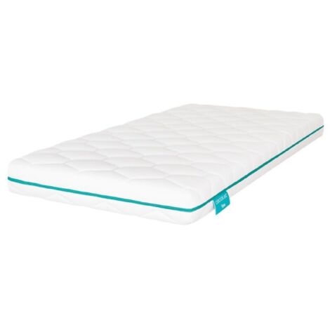 Cecotec Matelas de Flow BabyDream Cot Soft. 120x60 cm, BabyFoam Core, haute fermeté, finition matelassée, housse amovible, lavable a 40ºC, réversible, de System Triple Protection, emballé sous vide (1/5)