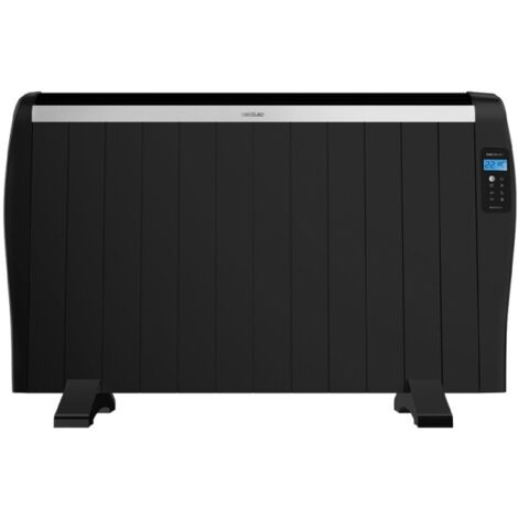 Chauffage par éléments chauffants with 12 éléments et 1800 W, écran LCD, télécommande, minuterie programmable, sélection de la température, couverture of 25 m² et sécurité maximale. (1/5)