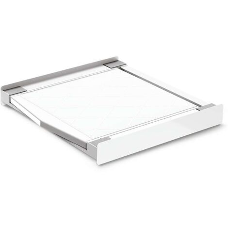 Kit Universal with Bolero Tray pour unifier Lave-linge et Sèche-linge en un seul bloc, optimisant l'espace. Plateau amovible, installation facile. (1/5)