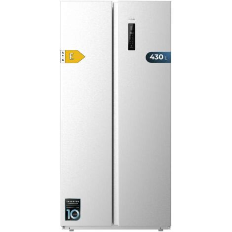 Cecotec – Réfrigérateur américain 2 portes 430L – Hauteur 176 cm – Largeur 84 cm – Multi Air Flow – Total No Frost – Moteur Inverter Plus (1/5)