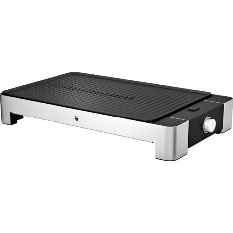 WMF 0415330011 Gril rectangulaire électrique noir, acier inoxydable 2000 W