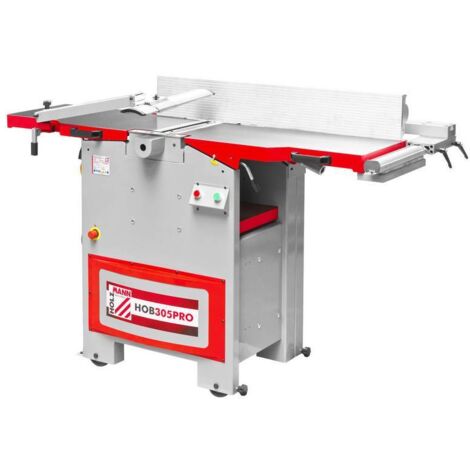 Holzmann – Dégauchisseuse-raboteuse 4 couteaux – Technologie laser – Puissance 400V – Largeur de table 305mm – Pour bois dur et teck