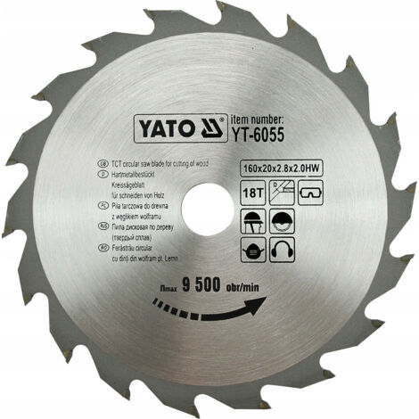 Yato YT-6055 lame de scie circulaire de 1 pc(s) (1/2)