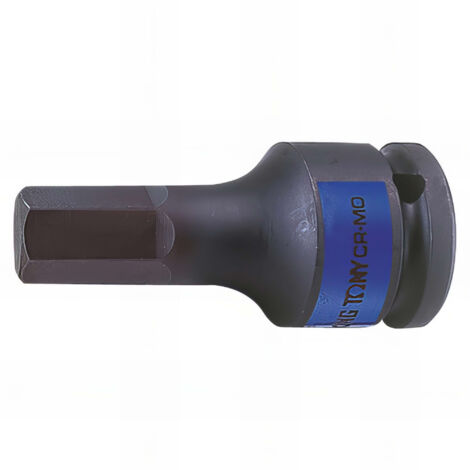 king tony 601519M - Clé de Douille hexagonale à percussion 87 x 19 mm 3/4 Pouces (1/2)