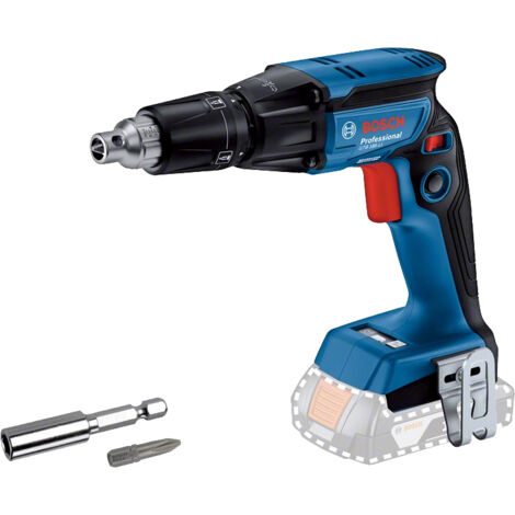 Bosch – Visseuse à plaque de plâtre 18V – Alimentation sans fil – Sans batterie ni chargeur – Pour cloisons sèches et travaux de finition - GTB185-LI