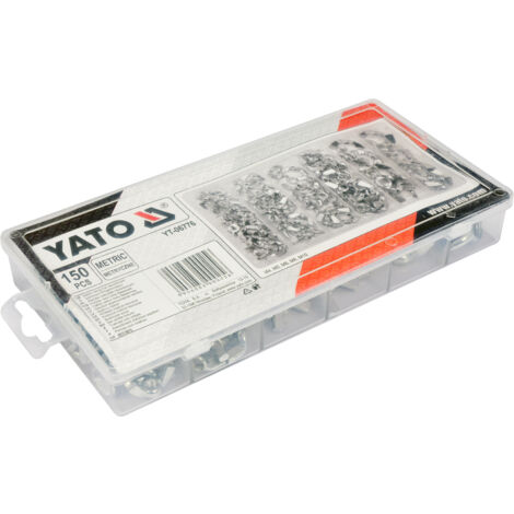 Yato YT-06883 - 150 Goupilles Fendues Ressort Assortiment Multitaille