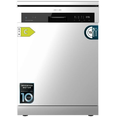 Lave-vaisselle Bolero Inox de 60cm, 15 couverts, troisième panier, 6 programmes con Dual Zone Wash, Dry+, Auto Open, demi-charge, départ différé et moteur Inverter Plus. (1/5)